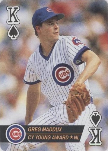 1993 Bicycle Baseball Aces Playing Cards - Greg Maddux #KS