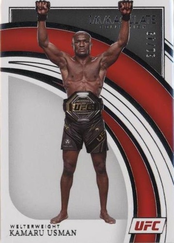 2022 Panini Immaculate Collection UFC - Kamaru Usman #48
