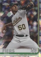 2019 Topps Chrome Sapphire Edition - Mike Fiers #413