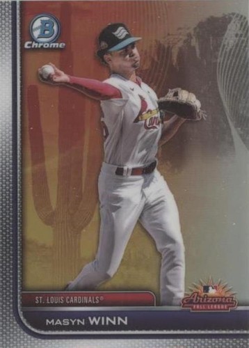 Masyn Winn 1st Bowman 青リフラクター 150枚限定 MLB 2023 Bowman Chrome MASYN WINN AFL Patch Relic /150 AFLT-MW