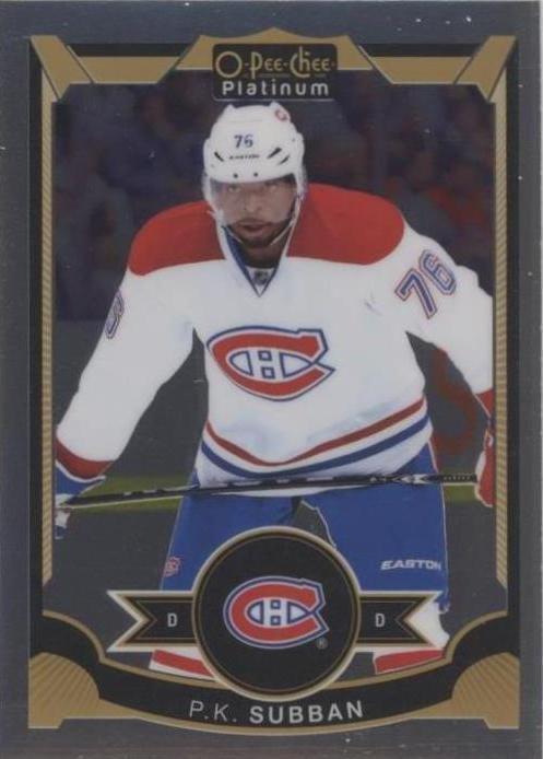 2015-16 O-Pee-Chee Platinum - P. K. Subban #80