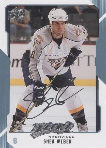 2008-09 Upper Deck MVP - Shea Weber #165