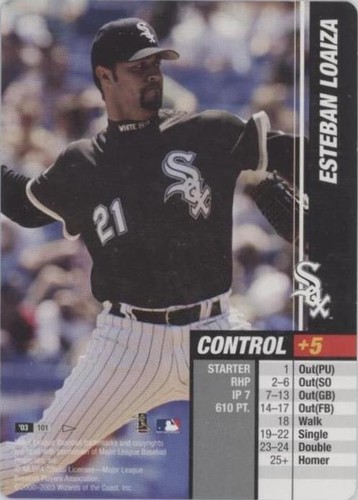 2003 MLB Showdown Pennant Run - Esteban Loaiza #101