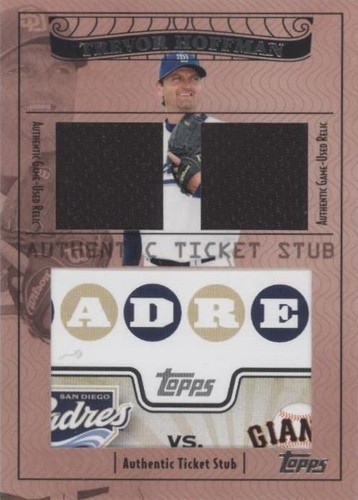 2009 Topps Ticket To Stardom - Trevor Hoffman #TSP2-27