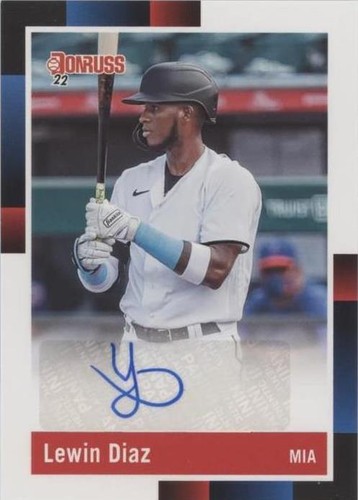 2022 Panini Donruss - Lewin Diaz #R88S-LD
