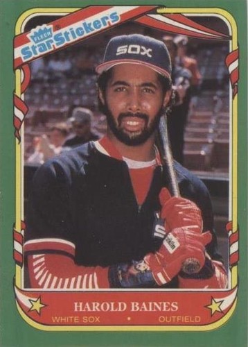 1987 Fleer Star Stickers - Harold Baines #2
