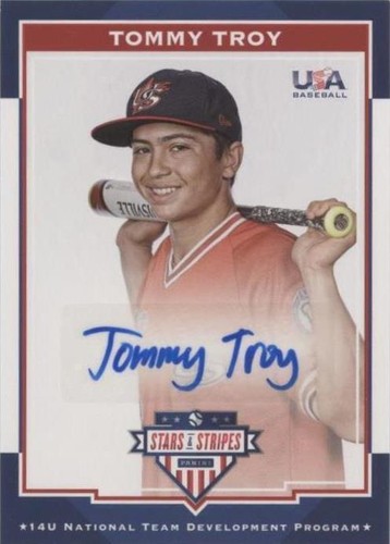 2017 Panini USA Baseball Stars & Stripes - Tommy Troy #23