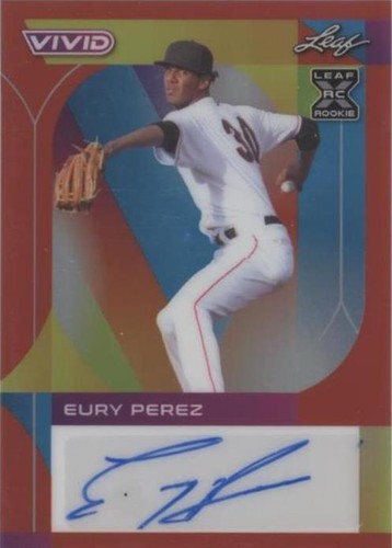 2022 Leaf Vivid - Eury Perez #BA-EP1