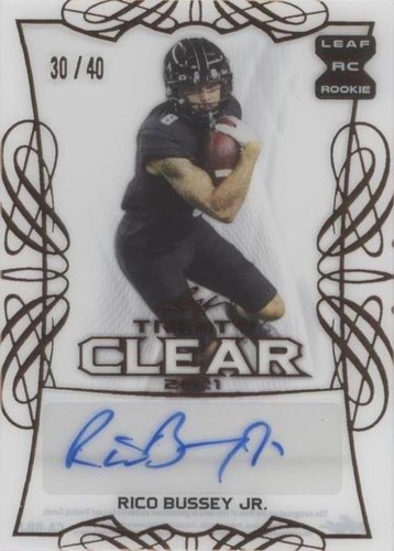 2021 Leaf Trinity Rico Bussey Jr. #CA-RBJ
