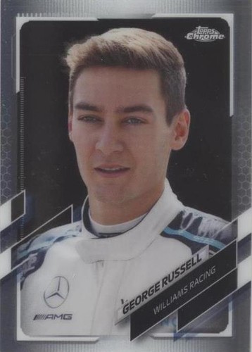 2021 TOPPS F1 DYNASTY FORMULA 1 AUTO ZIPPER CARD /10 GEORGE