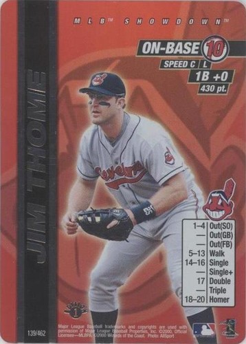 2000 MLB Showdown - Jim Thome #139