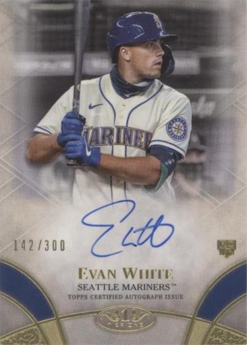 2021 Topps Tier One - Evan White #BOA-EWH