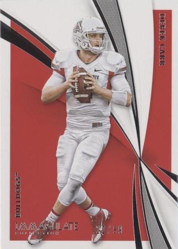 2021 Panini Immaculate Collection Collegiate Derek Carr #8