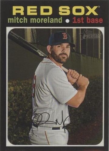 2020 Topps Heritage High Number - Mitch Moreland #550