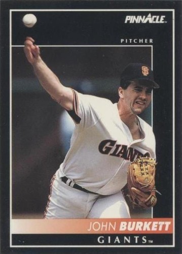1992 Pinnacle - John Burkett #578