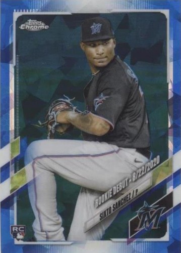 2021 Topps Chrome Update Series Sapphire Edition - Sixto Sanchez #US186