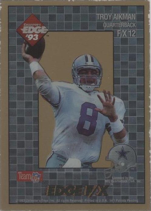 Collector's Edge Troy Aikman 1993 #F/X12