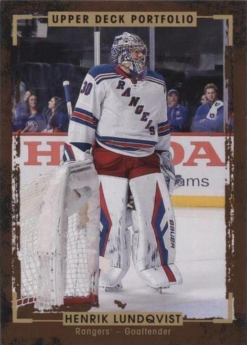 2015-16 Upper Deck Portfolio - Henrik Lundqvist #96