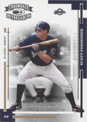 2004 Donruss Throwback Threads - Scott Podsednik #109