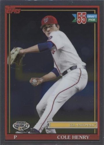 2021 Topps Pro Debut - Cole Henry #PDC-155