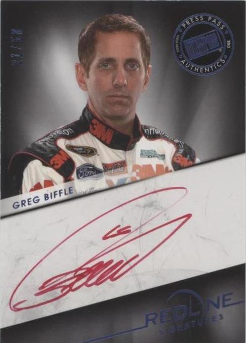 2013 Press Pass Redline - Greg Biffle #RS-GB