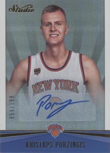 2016-17 Panini Studio - Kristaps Porzingis #40