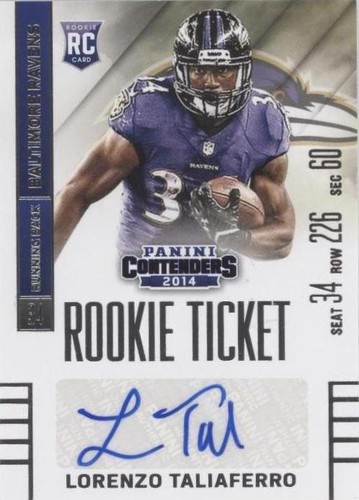 2014 Panini Contenders Lorenzo Taliaferro #154