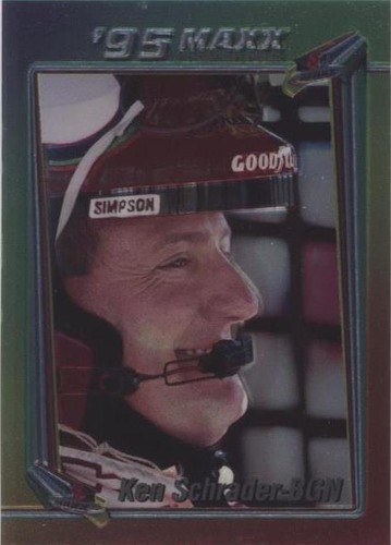 1995 Maxx Premier Plus Chromium - Ken Schrader #143