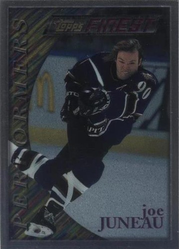1995-96 Topps Finest - Joe Juneau #124