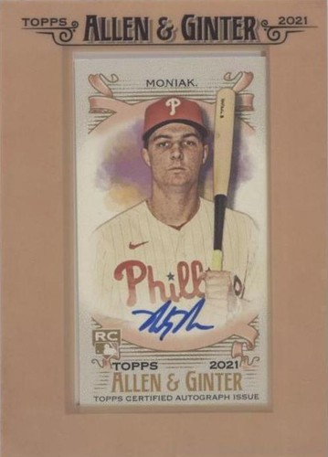 2021 Topps FIRE Mickey Moniak RC Auto Phillies #AV-MM Angels