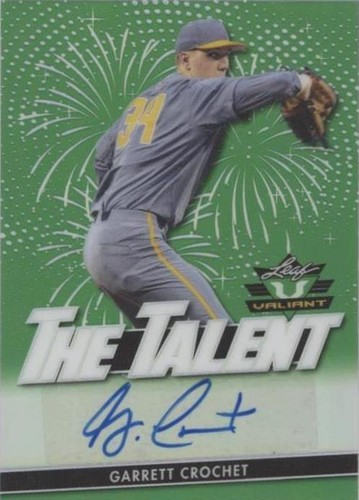 2020 Leaf Valiant - Garrett Crochet #TT-GC1