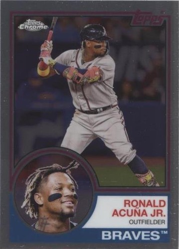 2023 Topps Chrome Lids Mitchell & Ness - Ronald Acuña Jr. #83-2
