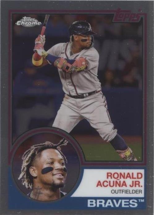 2023 Topps Chrome Lids Mitchell & Ness - Ronald Acuña Jr. #83-2