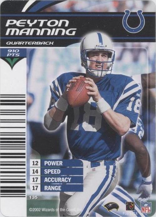 2002-03 NFL Showdown Peyton Manning #135