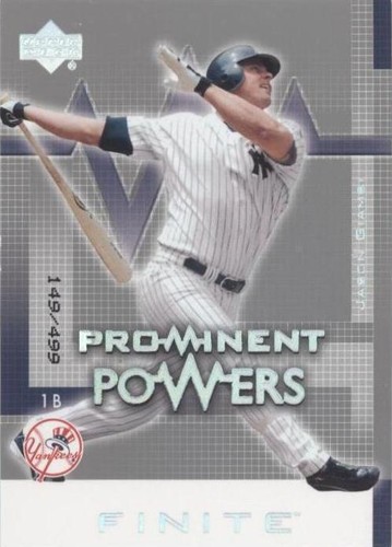 2003 Upper Deck Finite - Jason Giambi #165