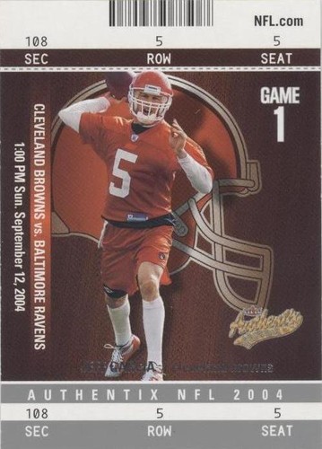 2004 Fleer Authentix Jeff Garcia #74