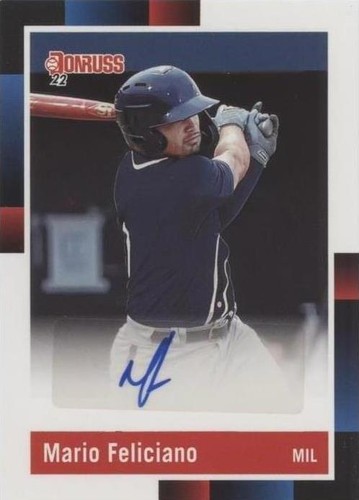 2022 Panini Donruss - Mario Feliciano #R88S-MF