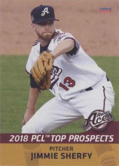2018 Choice Pacific Coast League Top Prospects - Jimmie Sherfy #26