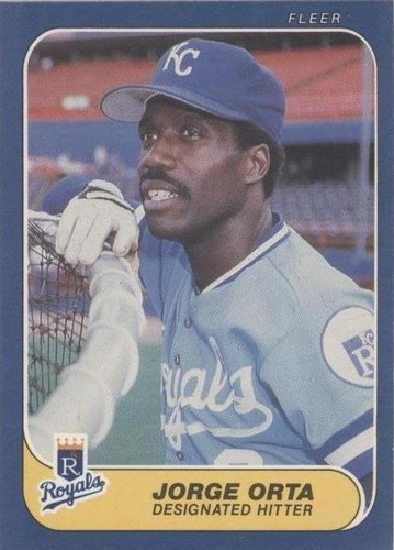 1986 Fleer - Jorge Orta #17