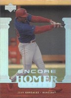 1999 Upper Deck Encore - Juan González #144
