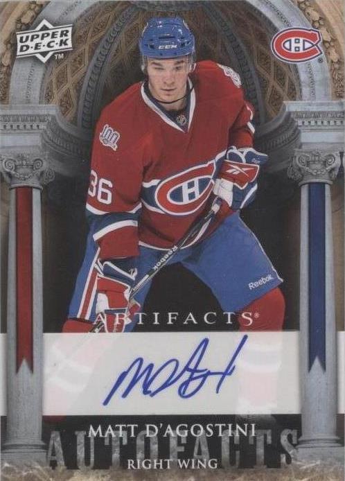 2009-10 Upper Deck Artifacts - Matt D'Agostini #AF-DA