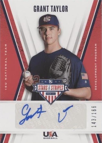 2019 Panini USA Baseball Stars & Stripes - Grant Taylor #16U-GT