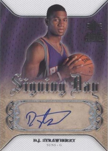 2007-08 SP Rookie Threads - D.J. Strawberry #SD-DS