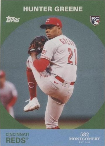 2022 Topps 582 Montgomery Club Set 5 - Hunter Greene #11