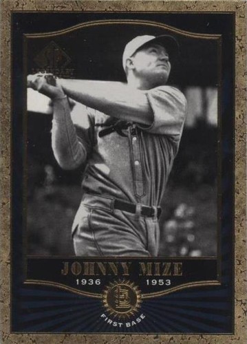 2001 SP Legendary Cuts - Johnny Mize #15