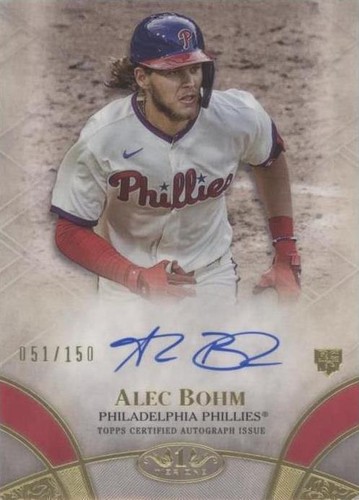 2021 Topps Tier One - Alec Bohm #BOA-ABO