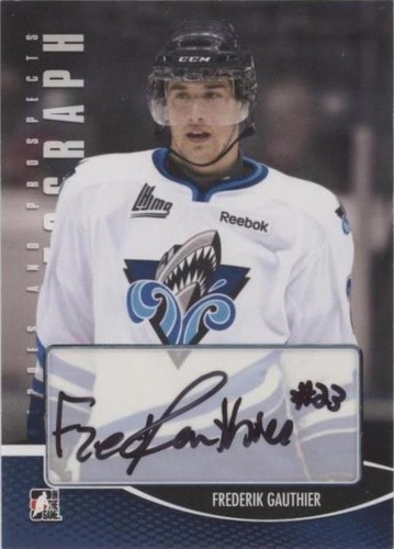 2012-13 In the Game Heroes and Prospects - Frederik Gauthier #A-FG