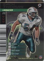 2001-02 NFL Showdown 1st Edition Zach Thomas #231