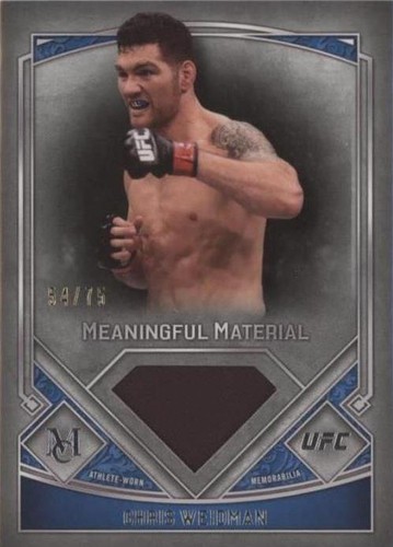 2017 Topps UFC Museum Collection - Chris Weidman #MMR-CW
