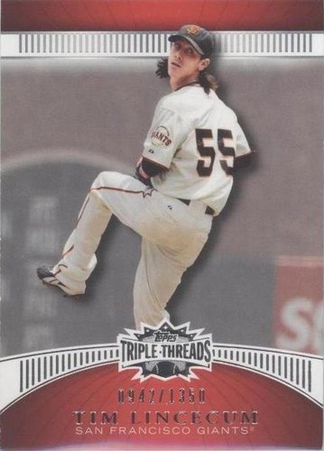 2010 Topps Triple Threads - Tim Lincecum #89